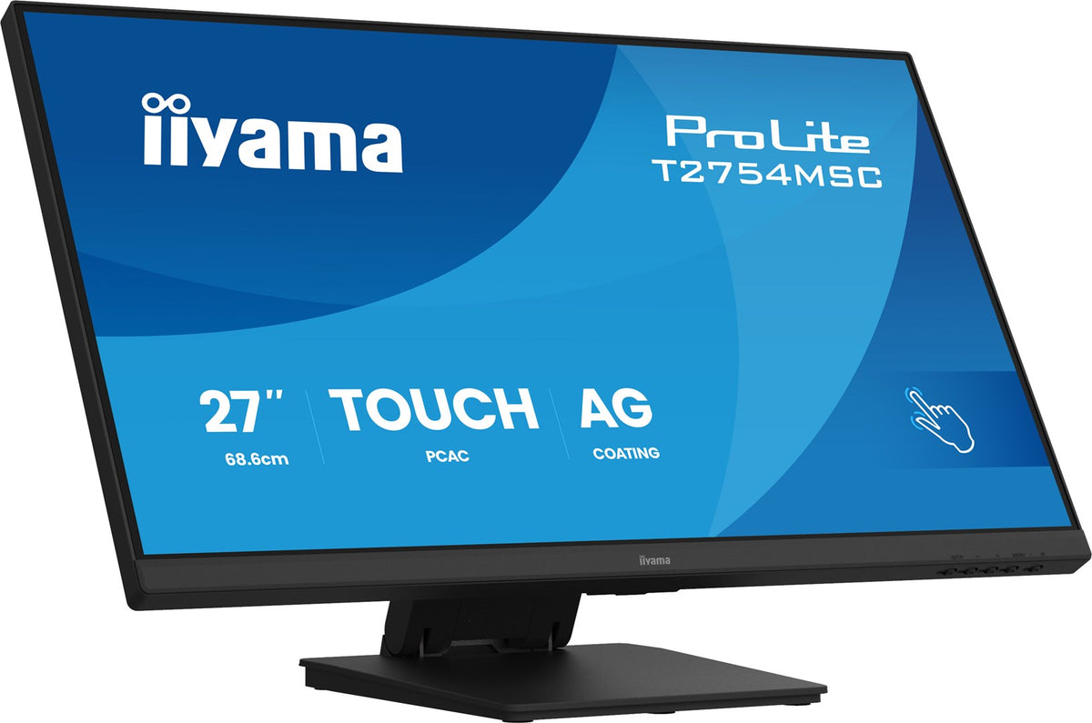 IIYAMA ProLite T2754MSC-B2AG 27-inch Full HD Touchscreen Monitor - 1920 x 1080 Resolution