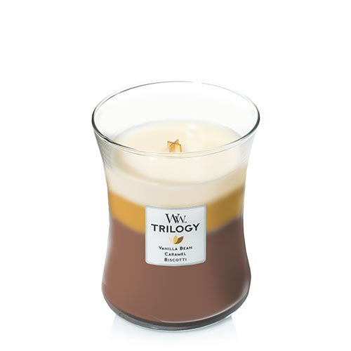 WoodWick Wax Candle 92904 Caramel, Vanilla Brown, White, Yellow 1 pc | Indoor/Outdoor