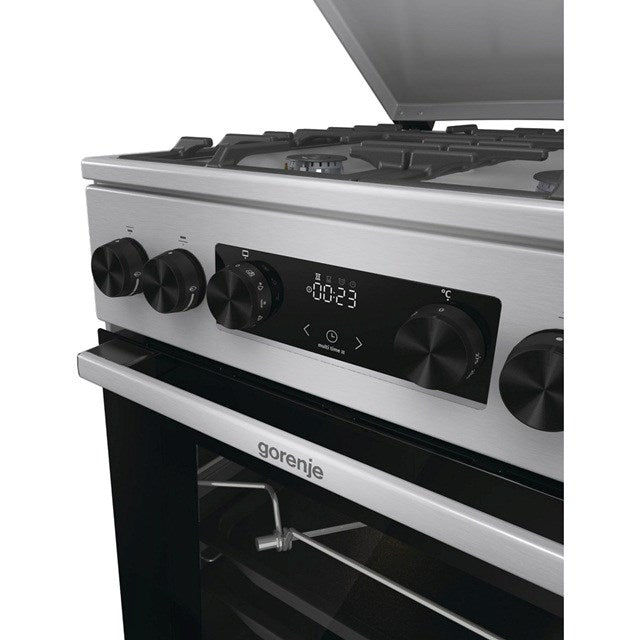 Gorenje GKS5C71XF Freestanding Cooker with Oven Silver
