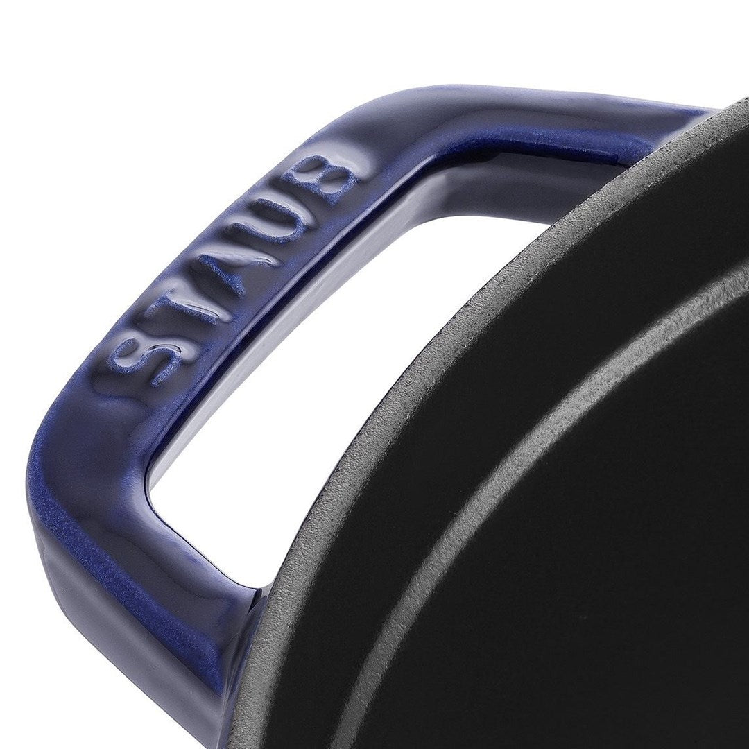 Staub 24 cm Round Cast Iron Cocotte Dark-Blue
