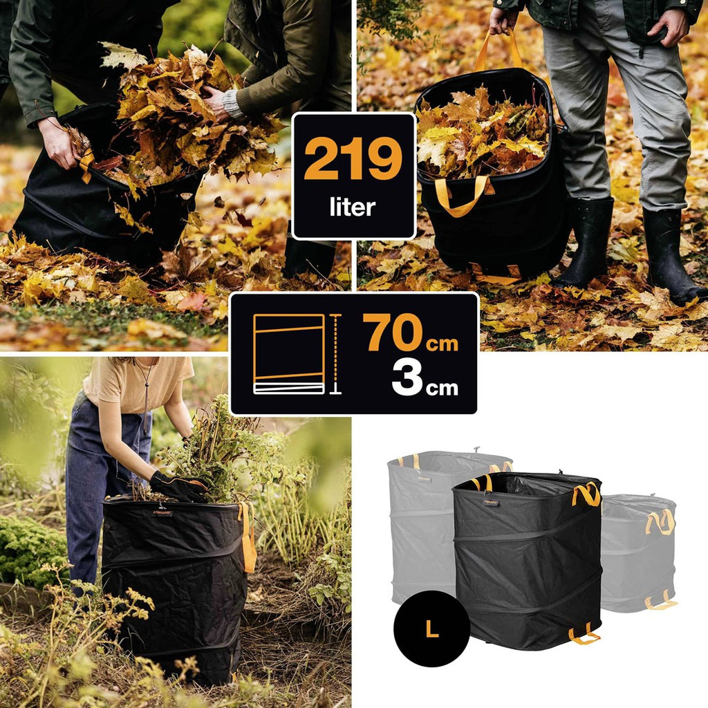 Fiskars Ergo Garden Waste Bag, Large 219 L, 1028373