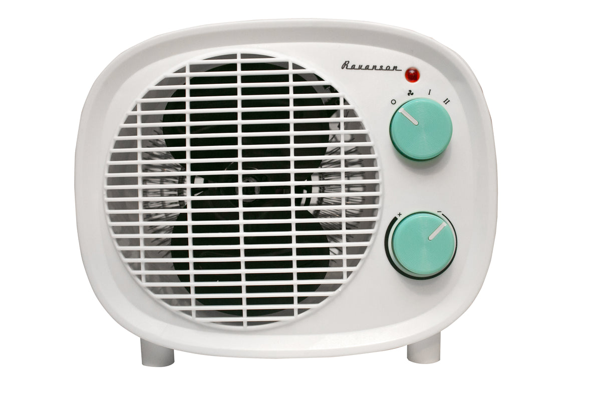 Ravanson Fan Heater 2000W Adjustable Thermostat FH-2000RW