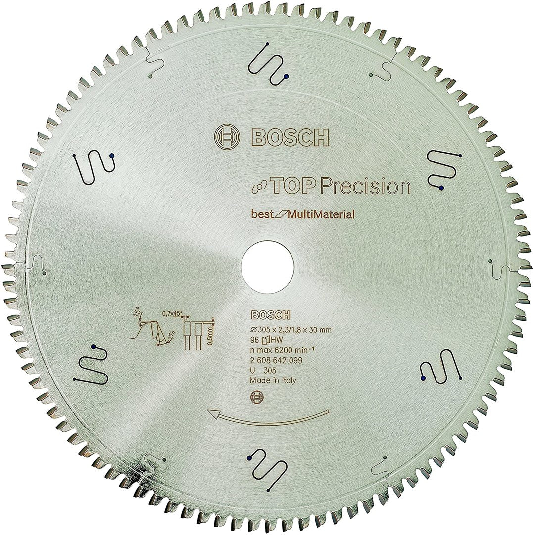 Bosch Top Precision Circular Saw Blade TCT 305x30x2.3 mm for Multi-Material 2608642099