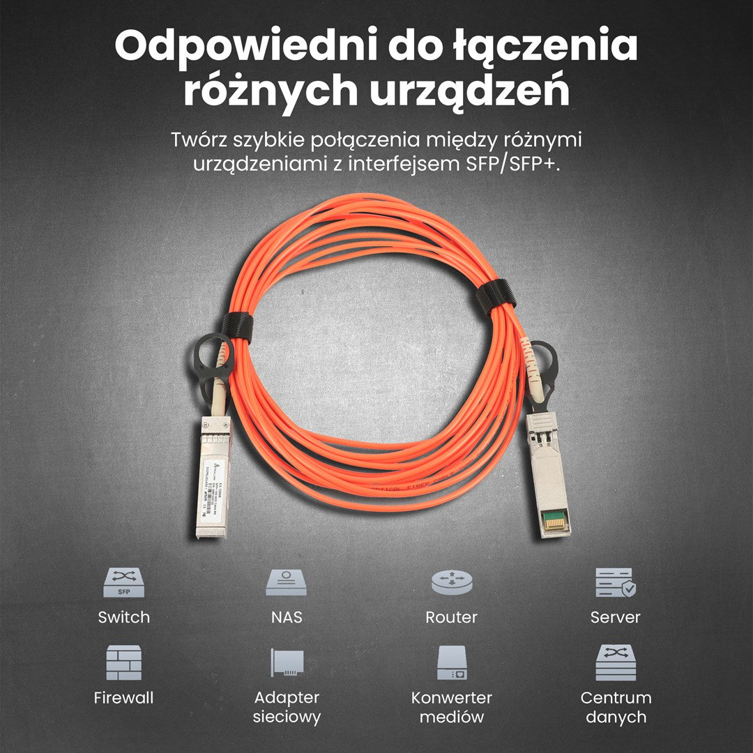 Extralink SFP+ AOC Cable AOC SFP+ 10Gbps  5m