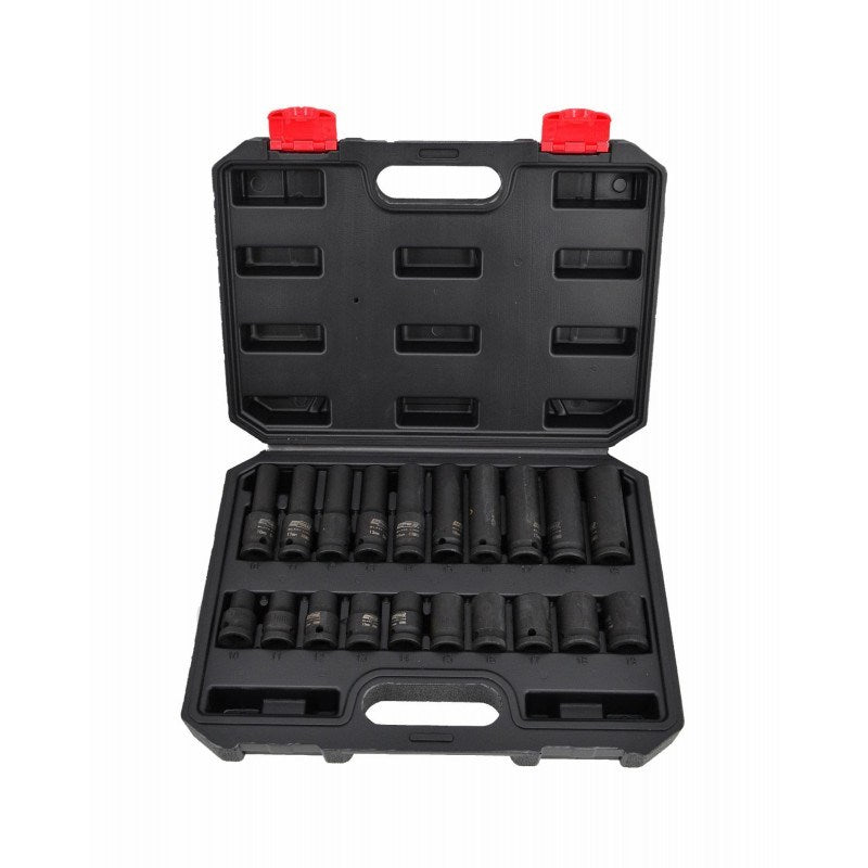 AWTOOLS Socket Set Comprehensive 3000 g Weight 320 mm Length AW38695BL