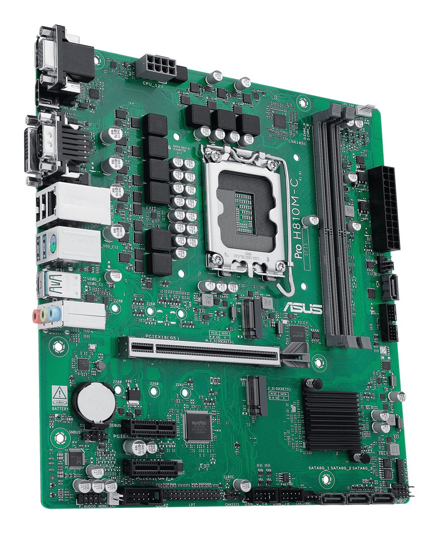 ASUS MB ASUS PRO H810M-C-CSM (Intel, LGA1851, DDR5, mATX) (90MB1KHP-M0EAYC)