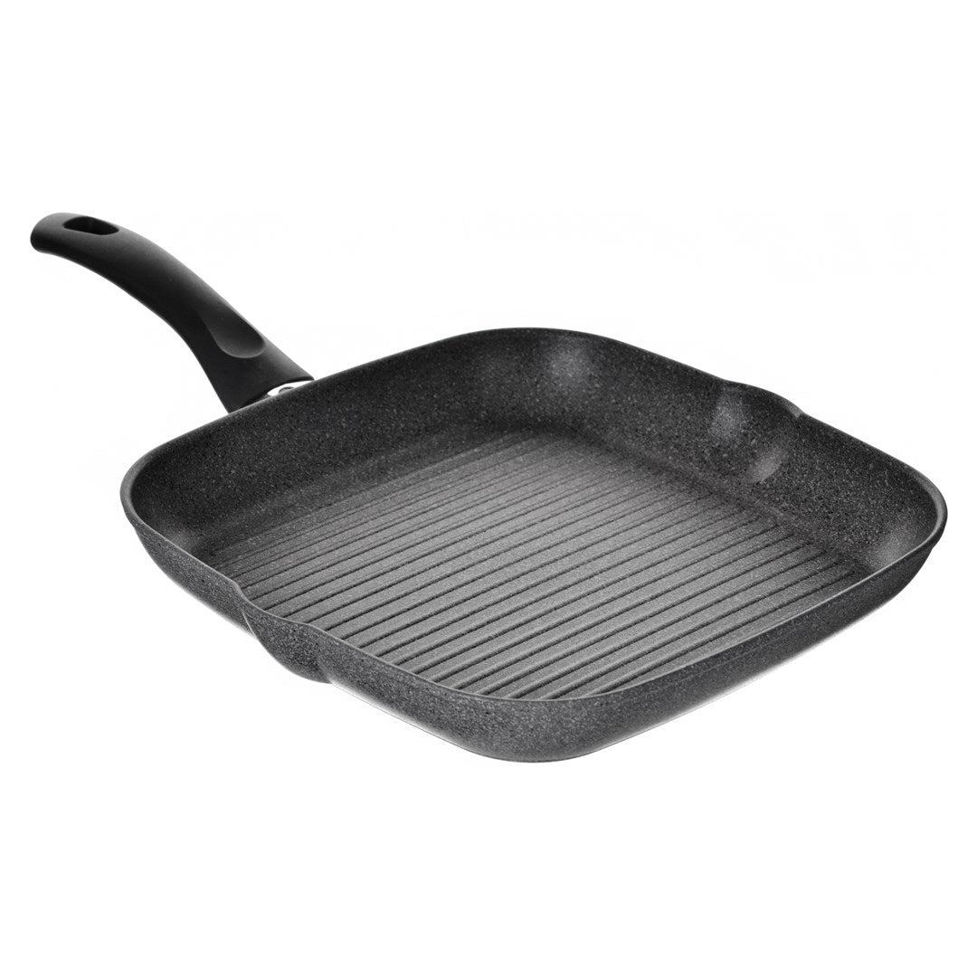 BALLARINI Ferrara 28 cm Square Non-Stick Grill Pan Compatible with Ceramic, Gas Model FERG9F0.28U