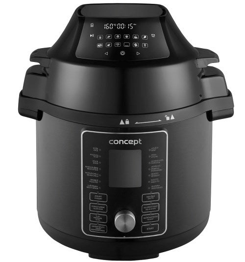 Concept Cookery CK8000 Multicooker with Air Fryer function 1500 W Black