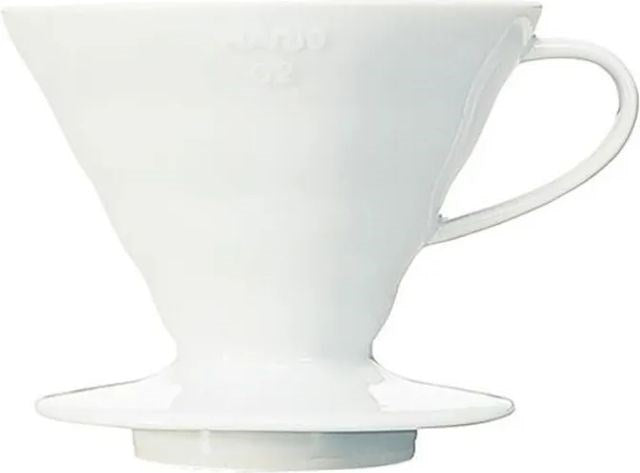 HARIO V60-02 White Ceramic Drip Coffee Maker
