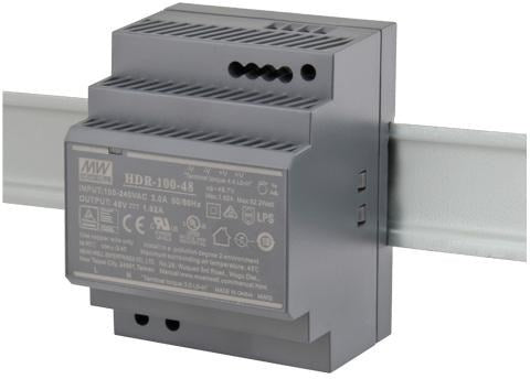 DIN Rail Switching Power Supply Mean Well HDR-100-, 48V, 1.92A