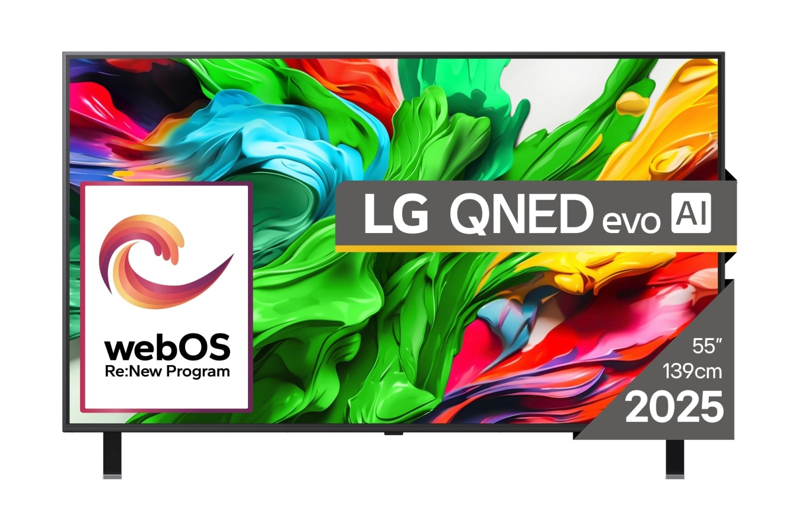 LG QNED AI 55QNED85A3C 55" 4K Ultra HD Smart TV Wi-Fi Black