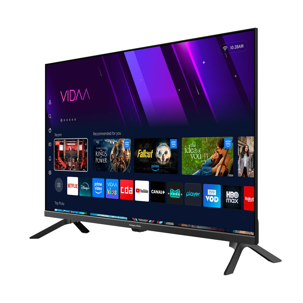 Krüger&Matz KM0232-V3 TV 32 inch HD Smart TV Wi-Fi Black