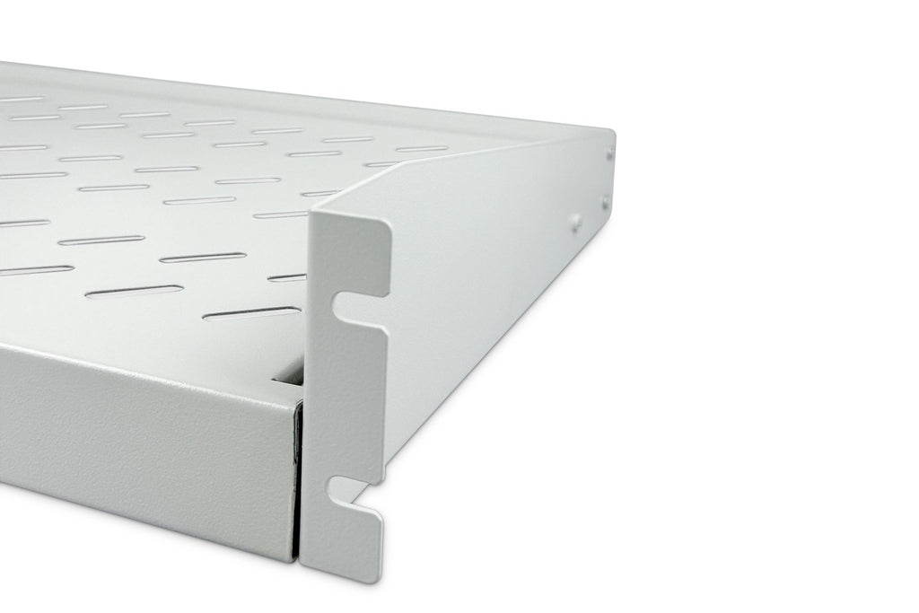 DIGITUS Professional - Rack Shelf - Grey-White RAL 7035 - 2U - 48.3 cm (19")