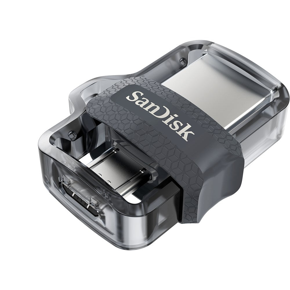 SanDisk Ultra Dual M3.0 - USB Flash Drive - 256GB - USB3.0/ micro USB - SDDD3-256 G-G46
