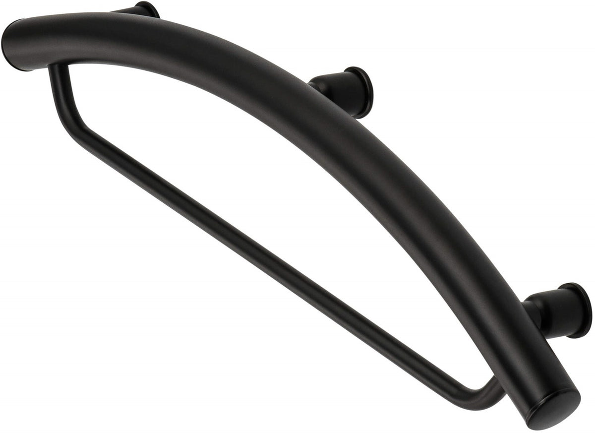 VITAL-30 Wall Towel Holder - 2in1, 53x11.2 cm, Matte Black