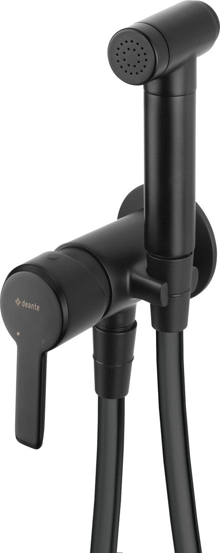 Deante Concealed Bidet Mixer Single-Lever Black BQAN34M