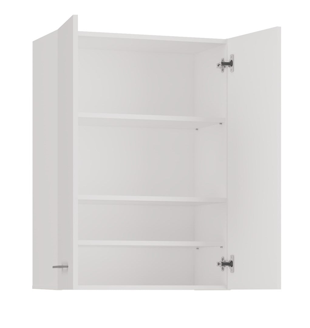 Topeshop POLA MINI DD Bathroom Storage Cabinet Matt White - Over Washing Machine