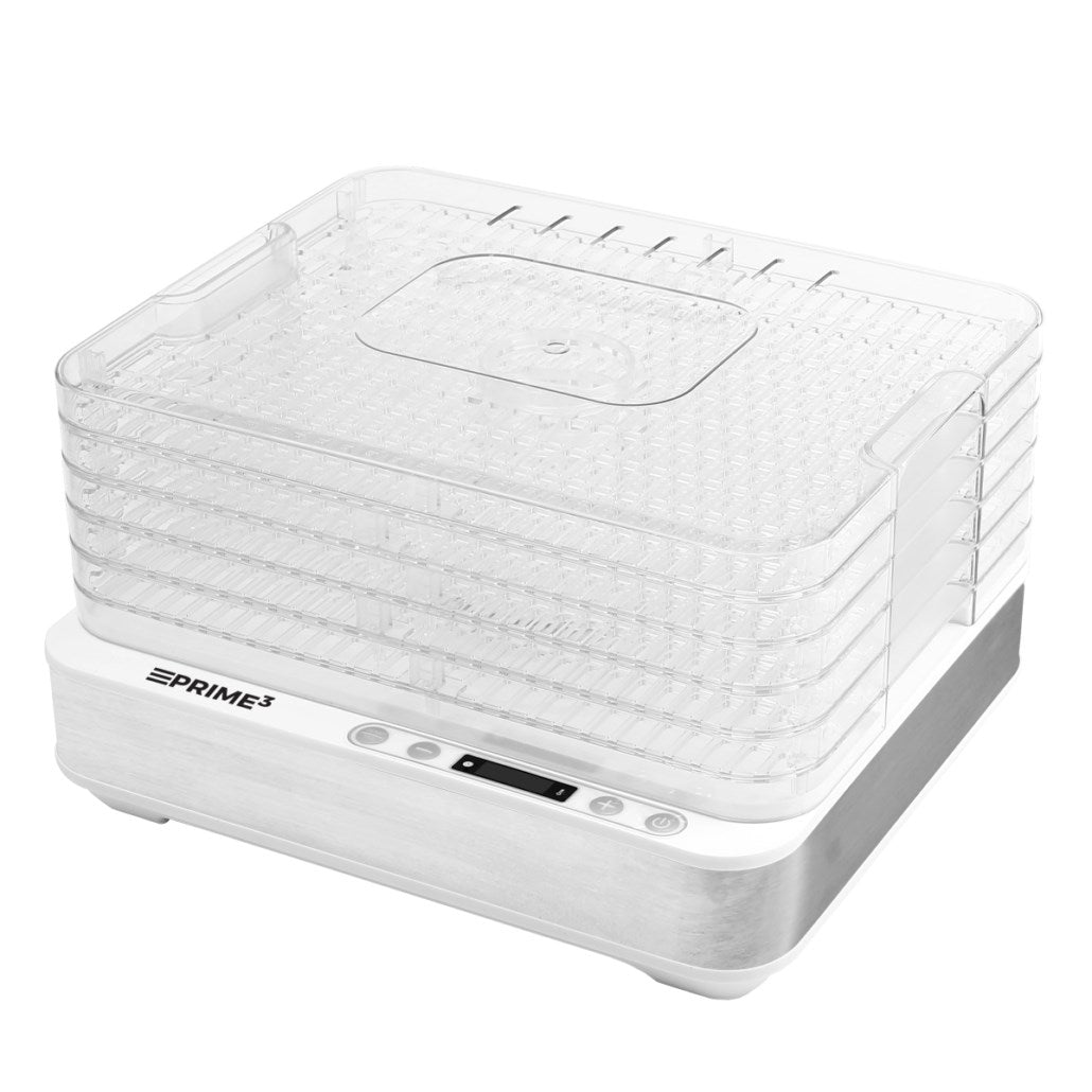 PRIME3 Food Dehydrator Transparent White 420W SFD51