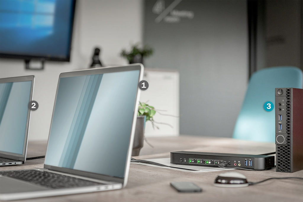 DIGITUS - KVM/Audio Switch - 4 x KVM/Audio - Desktop (DIGITUS)