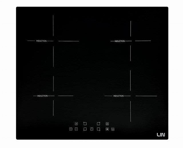 LI-A23511 Induction Cooktop 4 Zones 7400 W Black