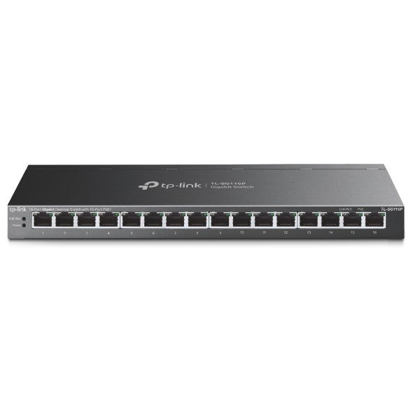TP-Link TL-SG116P V1 - 16-Port Gigabit Switch with PoE+ (TL-SG116P)