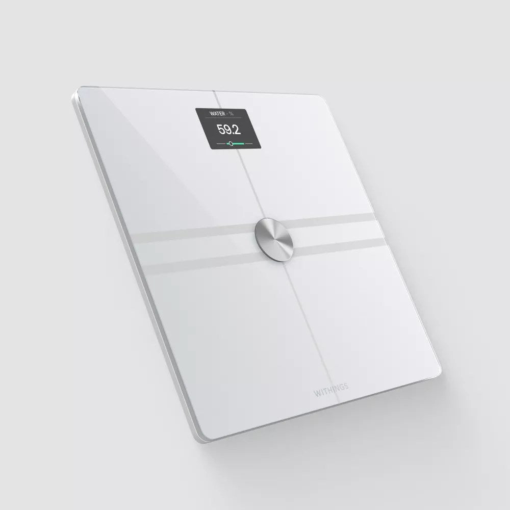 Withings Electronic Personal Scale 52 mm Height 372 mm Width 376 mm Length WBS12-White-All-Inter