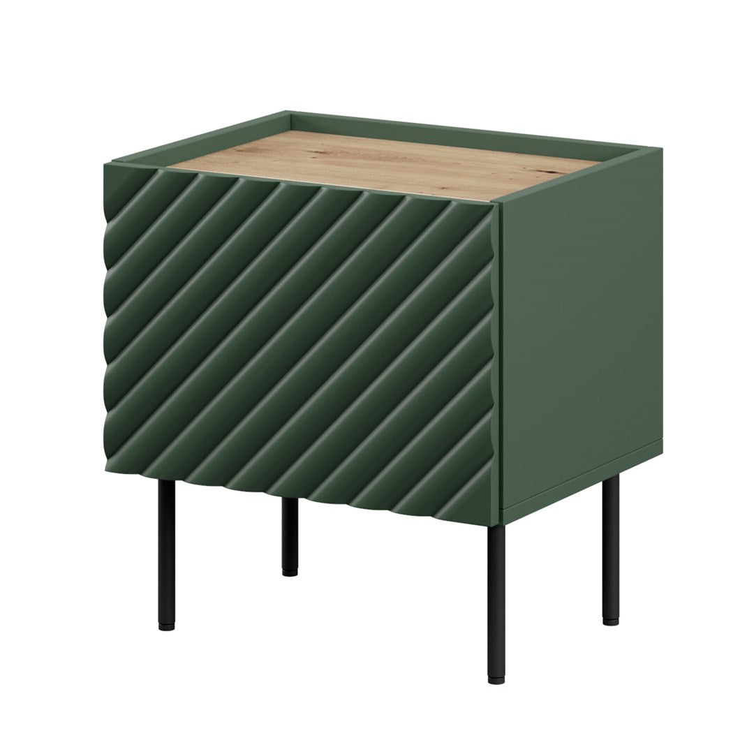 ONDA Bedside Table 2 pcs. 50x40x54 Green