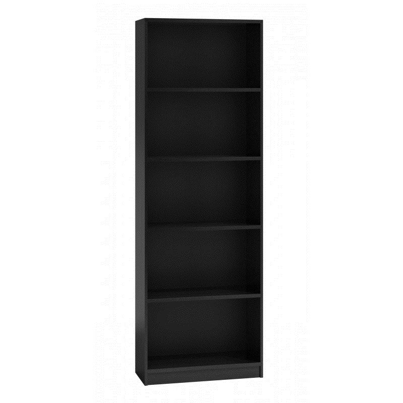 Topeshop R40 BLACK OFFICE BOOKCASE