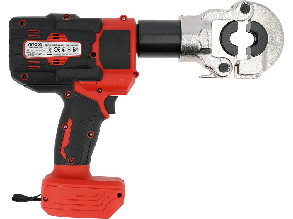 YATO Cordless PEX Pipe Press Tool U/TH 16–32 mm  18 V  Body Only  YT-21733