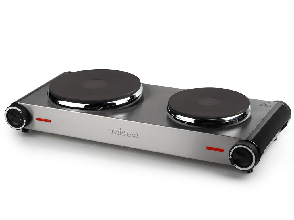 TRISTAR Double Hot Plate Cooker Stainless Steel 1500W Model KP-6248