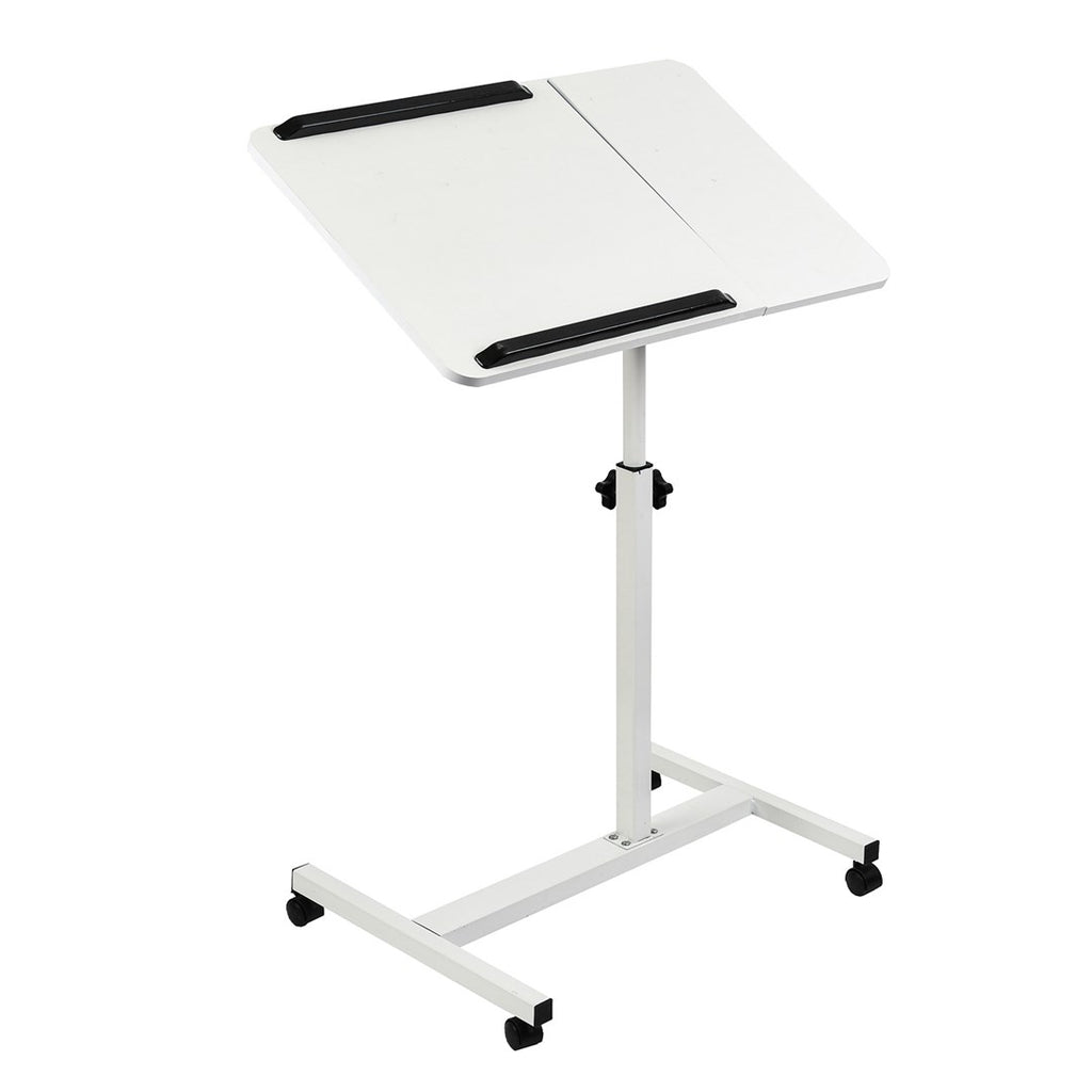 Maclean Mobile Desk/Laptop Stand White Height Adjustable 59-89 cm Max 30 kg MC-121 W