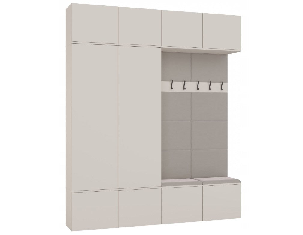 TOP E SHOP HAGA IV 2SZ2W Cashmere Wardrobe M-MP-G-HAG-IV/2S W-KASZ 10 Doors, Modern Style