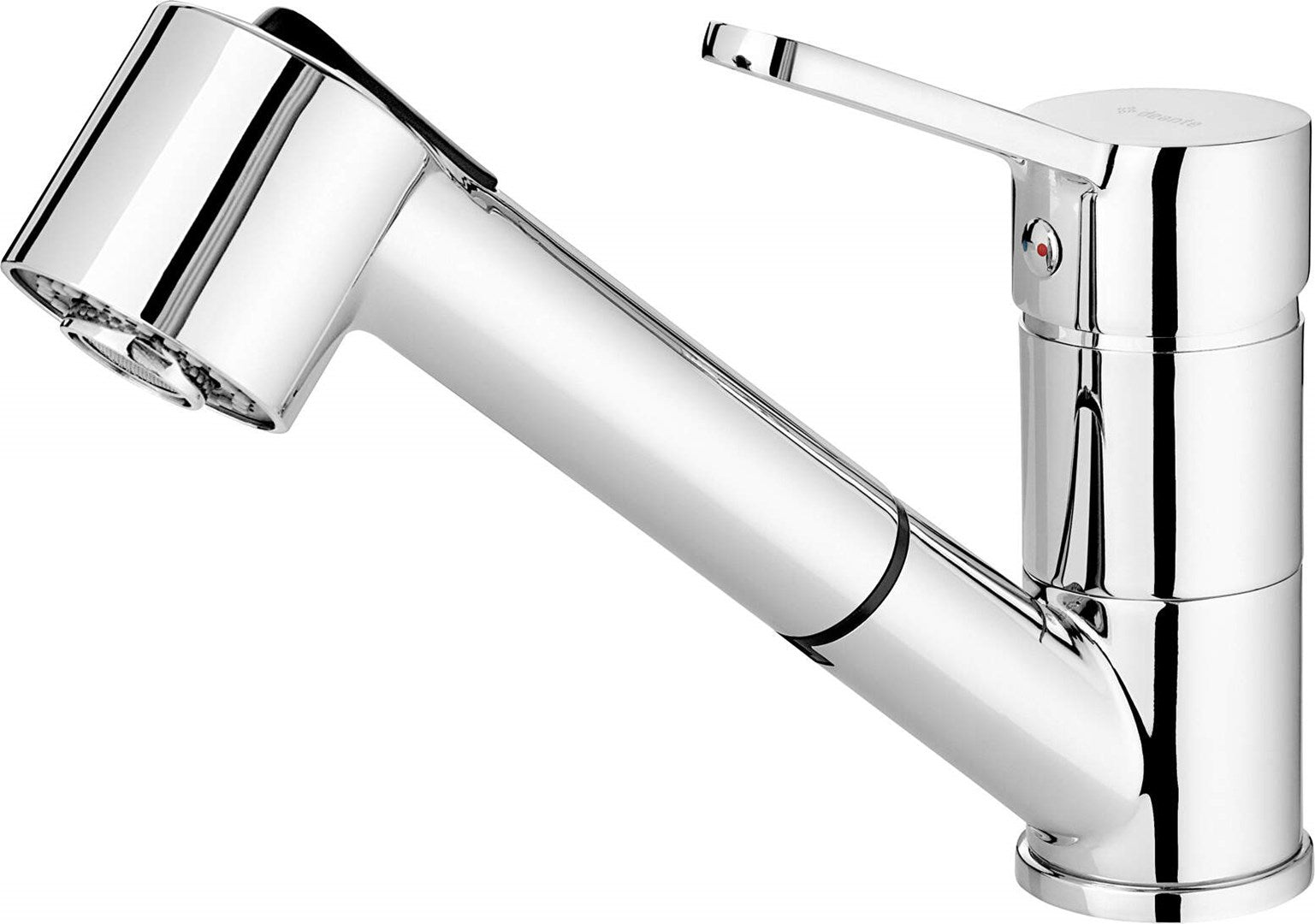 Kitchen faucet with pull-out spout - 2 jet types