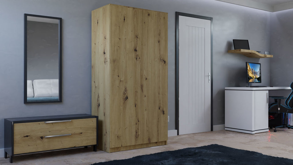 Wardrobe SD-90 Artisan Oak