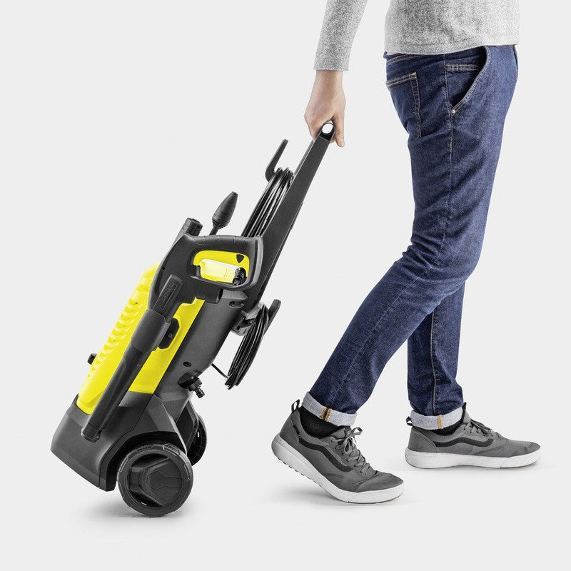 Kärcher K 4 WCM Pressure Washer Upright Electric 420 l/h 1800 W Black Yellow