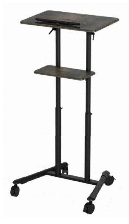 Mobile Stand with Wheels Black