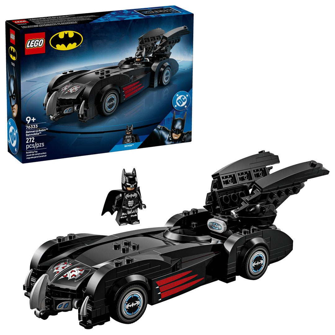 LEGO BATMAN 76333 Batman & Robin Batmobile Building Blocks 272 Pieces Ages 9+