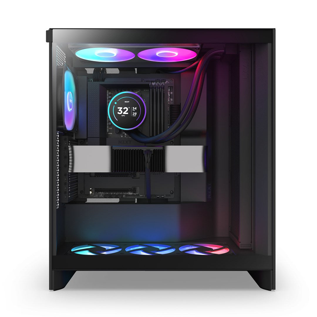 NZXT Kraken Elite 420 RGB AIO Liquid Cooler Black - 420 mm Radiator, 3x 140 mm Fans