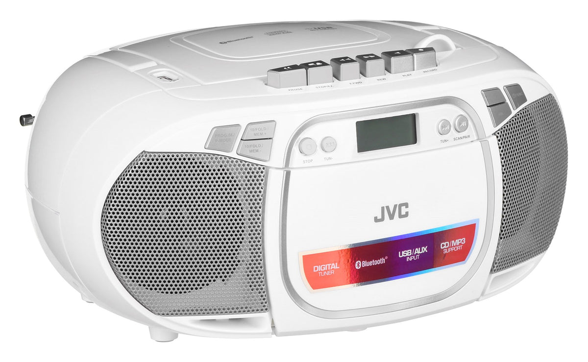 JVC RC-E451W Portable CD Player White 3.2W RMS FM 87.5-108MHz