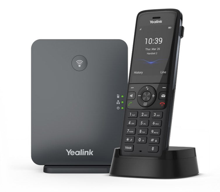 Yealink W78P Cordless VoIP Phone with Bluetooth and Caller ID