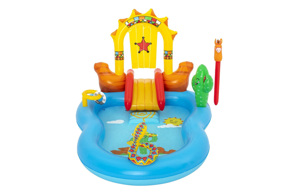 Bestway 8'8  x 6'2  x 55 /2.64m x 1.88m x 1.40m Wild West Play Center