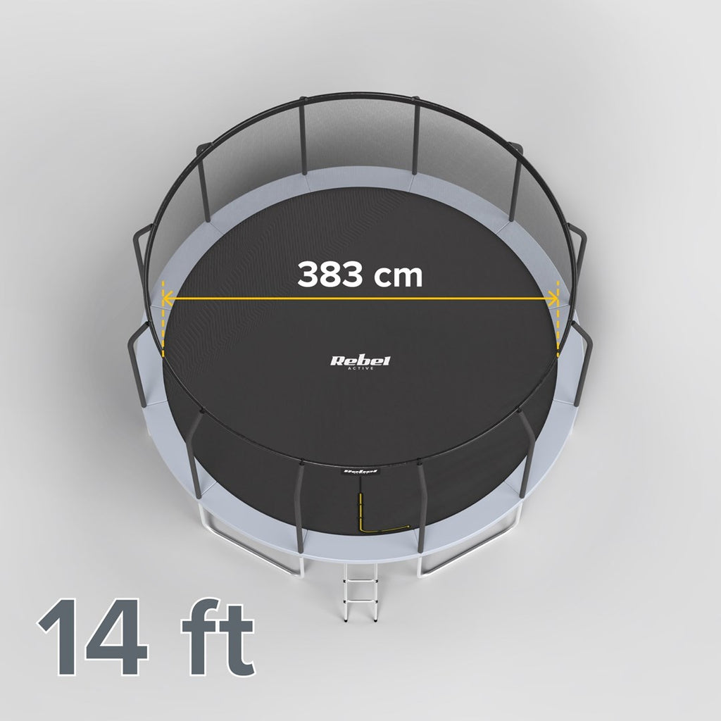 Rebel Trampoline RBA-8004 14FT/427 CM Gym and Fitness 71000 g 440 mm x 1175 mm x 540 mm