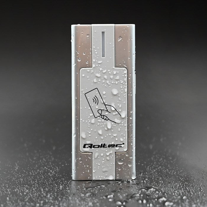 Qoltec RFID-Laser Proximity Reader with Metal Housing - IP68