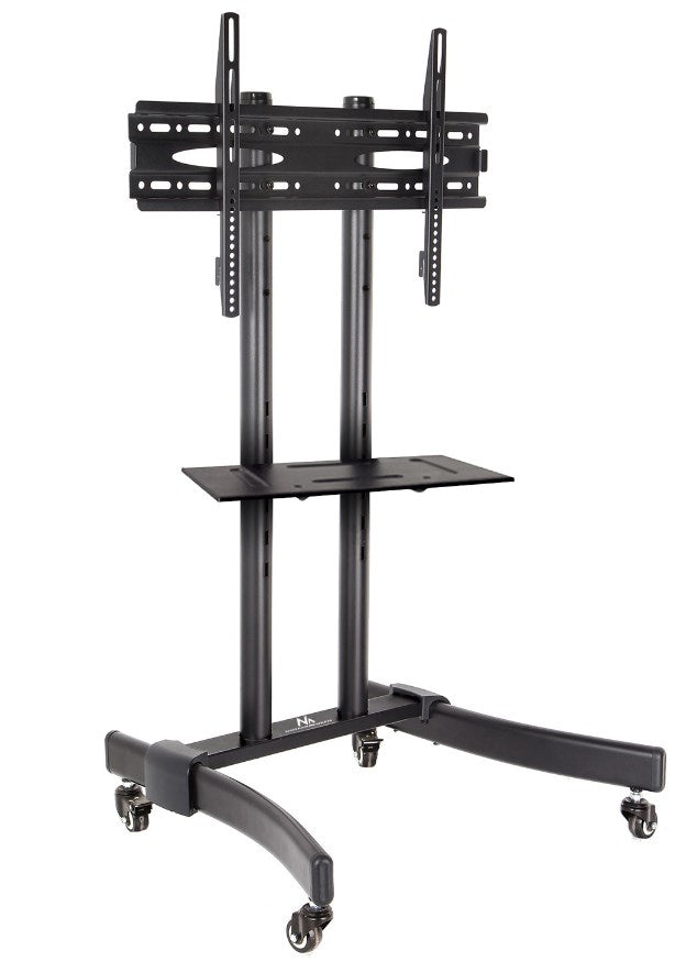 Maclean Professional TV Trolley Stand on Wheels Max 32-65" Max 40 kg MC-739
