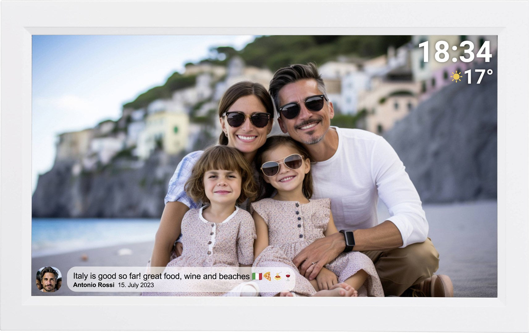 Denver PFF-1503 Digital Photo Frame 15.6" Touchscreen Wi-Fi