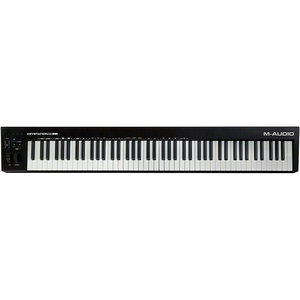 M-AUDIO Keystation 88 MK3 MIDI keyboard 88 keys USB Black  White