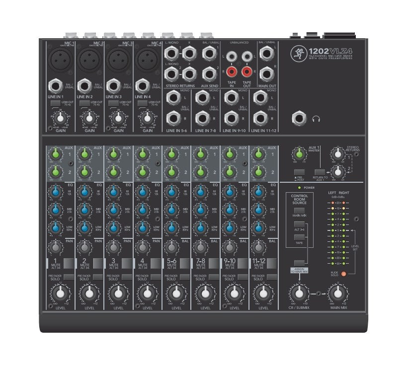 MACKIE Audio Mixer 12 Channels 4430 g 145 mm x 335 mm x 320 mm