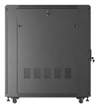 Lanberg FF01-6022-12B rack cabinet 22U Freestanding rack Black