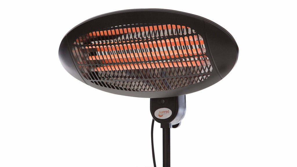 SUNRED Quartz Electric Space Heater Black 2000W - Model SMQ2000A