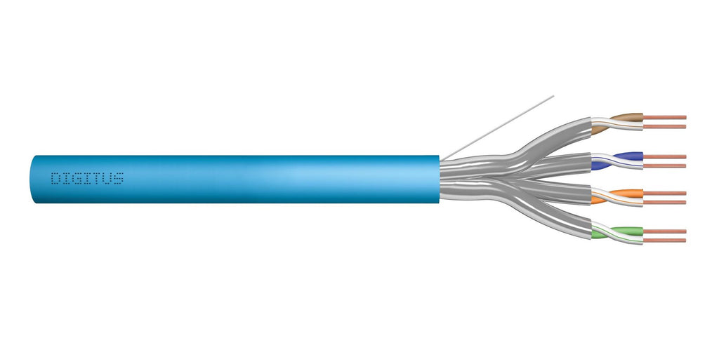 Digitus Data Cable Installation Cat6A U/FTP 100 m Light Blue